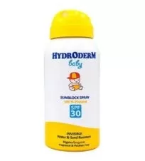 اسپری ضدآفتاب spf۳۰ کودک هیدرودرم ۵۰ میلی لیتری