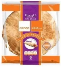 نان لواش پیتا سه نان ۶عددی