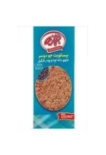 بیسکویت جو دوسر حاوی دانه چیا و پودر نارگیل جمانه ۱۸۵ گرم
