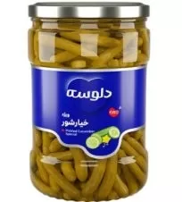 خیار شور ویژه دلوسه شیشه ۶۸۰ گرمی