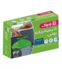 کیسه زباله رولی سایز متوسط بادوک ۴۲ عددی