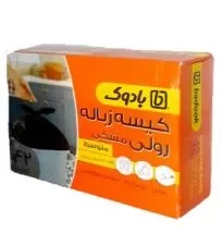 کیسه زباله رولی سایز مشکی متوسط بادوک ۴۲ عددی