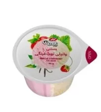بستنی با طعم وانیل توت فرنگی کاله لیوانی ۵۰ گرمی