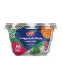 پرو ماست ایسلندی با طعم سبزیجات کاله ۴۰۰ گرمی
