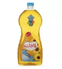 روغن مایع آفتابگردان با آنتی اکسیدان طبیعی بطری لادن  ۱۳۵۰ میل لیتری