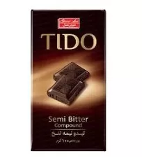 شکلات نیمه تلخ تیدو شیرین عسل ۱۰۰ گرمی