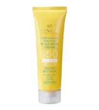 کرم ضد آفتاب SPF ۵۰ بدون رنگ مناسب پوست های چرب سینره ۵۰ میلی لیتری