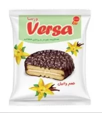 بیسکویت با کرم وانیل و روکش شکلات مینو ۴۰ گرمی