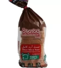 نان تست آرد کامل نان آوران ۵۰۰ گرمی