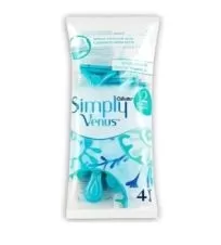 خودتراش دو لبه زنانه مدل simply venus بسته ۴ عددی ژیلت