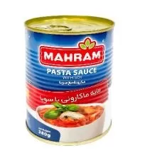 کنسرو مایه ماکارونی با سویا مهرام ۳۸۰ گرمی