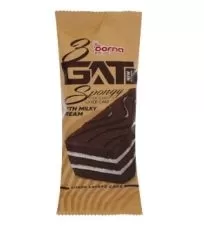 کیک دولایه وانیلی کاکائویی درنا ۶۰ گرمی
