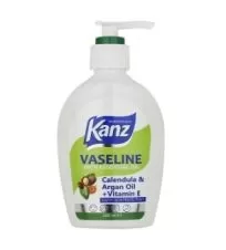 کنز وازلین پمپی معطر حاوی روغن کالندولا و آرگان ۲۰۰ میل