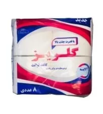 دستمال توالت رولی گلریز ۸ عددی