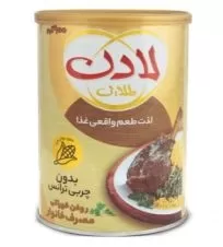روغن نیمه جامد بدون چربی ترانس حاوی ذرت لادن طلایی قوطی ۹۰۰ گرمی