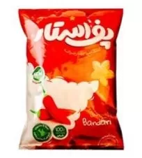 پف استار اسنک چهار جوانه با طعم فلفل تند ۵۰ گرم