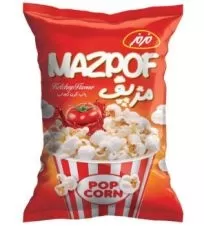 مزپف پاپ کرن با طعم کچاپ مزمز ۱۱۰ گرمی