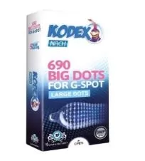 کاندوم مدل Big dots کدکس بسته ۱۰ عددی