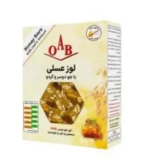 لوزعسلی با جو دوسر و گردو اُ.آ.ب ۱۵۰ گرمی