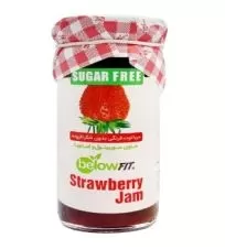 مربا توت فرنگی بدون شکر حاوی استویا و سوربیتول بی لو ۳۰۰ گرمی