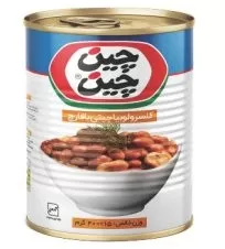کنسرو لوبیا چیتی با قارچ چین چین ۳۸۰ گرمی