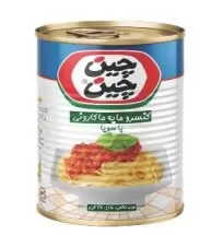 کنسرو مایه ماکارونی با سویا چین چین ۳۸۰ گرمی