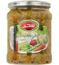 ترشی مخلوط ریز سحر شیشه ۶۵۰ گرمی