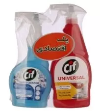 پاک کننده چند منظوره سطوح و شیشه شوی سیف پک دو عددی