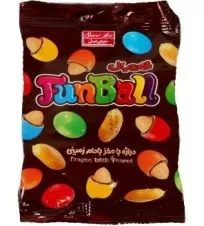 اسمارتیز شکلاتی با مغز بادام زمینی شیرین عسل ۴۰ گرمی