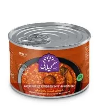 کنسرو خورش قیمه بادمجان بدون گوشت گیلانی ۴۶۰ گرمی