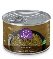 کنسرو خورش مایه قلیه ماهی گیلانی ۴۶۰ گرمی