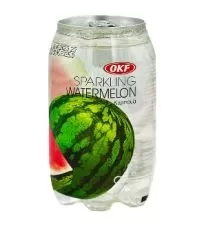 آب گازدار با طعم هندوانه او کی اف قوطی ۳۵۰ میلی لیتری