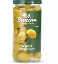 زیتون سبز باهسته بانیان ۵۰۰ گرمی