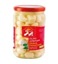 ترشی سیر مروارید ریز برتر شیشه ۶۷۰ گرمی