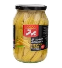 کنسرو بلال کوچک شیشه برتر ۴۲۰ گرمی