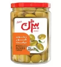 زیتون شور خیلی درشت با هسته بیژن ۶۸۰ گرمی