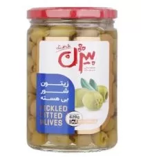 زیتون شور بدون هسته بیژن ۶۳۰ گرمی