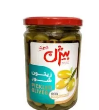زیتون شور معمولی با هسته بیژن ۶۵۰ گرمی