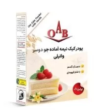 پودر کیک نیمه آماده جو دسر با طعم وانیل اُ.آ.ب ۴۰۰ گرمی