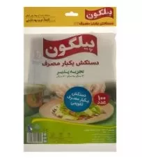 دستکش یک بار مصرف پیلگون تقویمی سلفونی ۱۰۰عددی