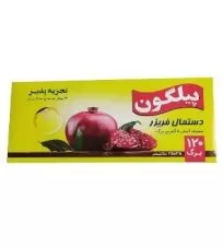 دستمال فریزر آسان مصرف ۲۵ * ۳۵ شفاف پیلگون ۱۲۰ عددی