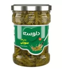 ترشی فلفل سوزنی سبز دلوسه ۶۸۰ گرمی