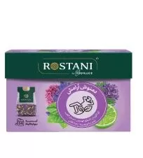 دمنوش گیاهی مخلوط گل گاوزبان و اسطوخودوس رستنی ۱۴ عددی