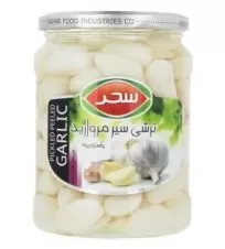 ترشی سیر مروارید سحر ۶۶۰ گرمی