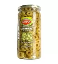 زیتون شور اسلایس سحر شیشه ۴۷۰ گرمی