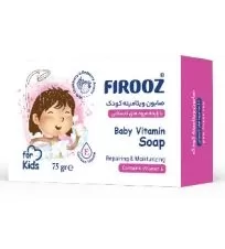 صابون کودک ویتامینه با رایحه میوه های تابستانی فیروز ۷۵ گرمی