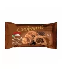 کروسان شکلاتی با مغز کرم کاکائو تک ماکارون ۶۰ گرمی
