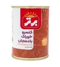 کنسرو خوراک بادمجان برتر قوطی ۴۲۰ گرمی