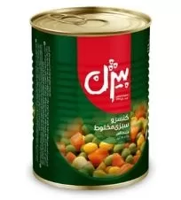 کنسرو مخلوط سبزیجات بیژن ۳۸۰ گرمی