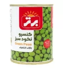 کنسرو نخود سبز برتر قوطی ۴۲۰ گرمی